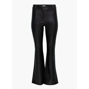 Wilfred Vegan Leather High-Waisted Flared Cabaret Pants - 0